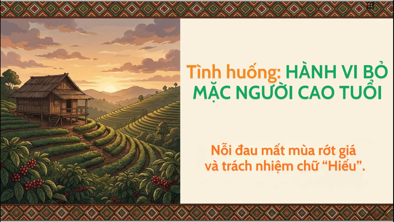 Tình huống: hành vi bỏ mặc người cao tuổi